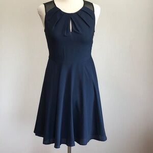 EXPRESS‎ Women's Size 2 Navy Sleeveless A-Line Dress Feminine